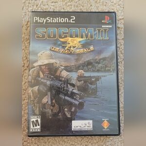Socom II Us Navy Seals PS2 Playstation 2 Game Complete video game